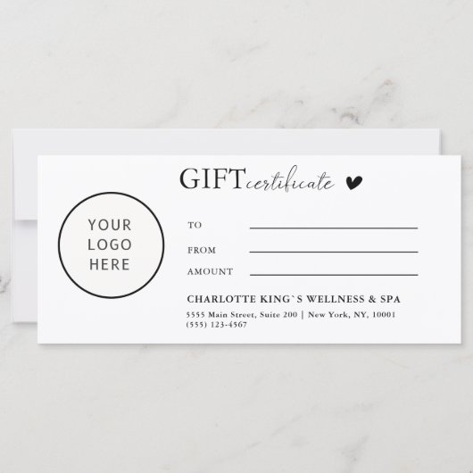 Klantspecifiek, Logo, Glitter, Zakelijk (Achterkant)