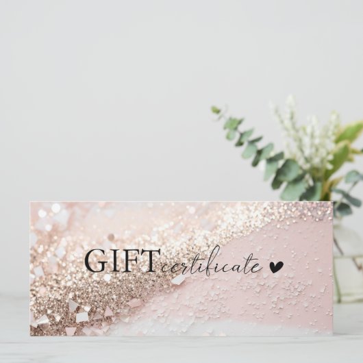 Klantspecifiek, Logo, Glitter, Zakelijk (Staand voorkant)