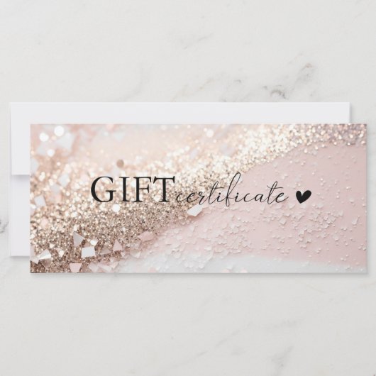 Klantspecifiek, Logo, Glitter, Zakelijk (Voorkant)