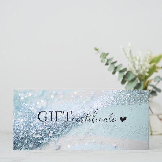 Klantspecifiek, Logo, Glitter, Zakelijk (Staand voorkant)