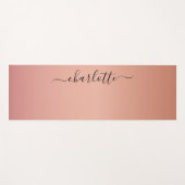 Klantspecifiek, rosegold (Imiteer) Yogamat (Voorkant (horizontaal))