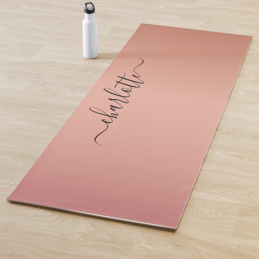 Klantspecifiek, rosegold (Imiteer) Yogamat (In situ)