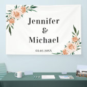 Klantspecifieke bloemen spandoek (Beurs)