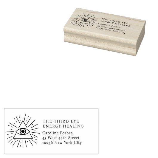 Klantspecifieke Energy Healer Reiki Spiritueel Rubberstempel (Gestempeld)