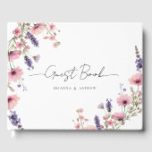 Klantspecifieke Floral Wedding Gastenboek (Voorkant)