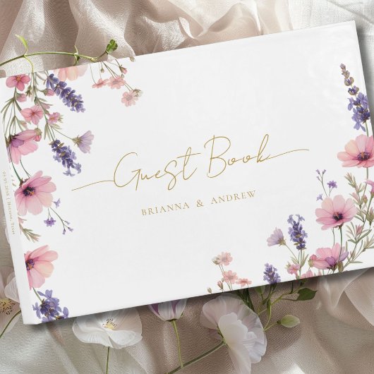 Klantspecifieke Floral Wedding Gastenboek