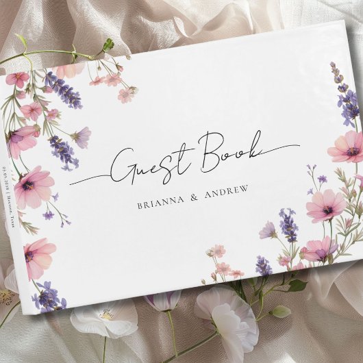 Klantspecifieke Floral Wedding Gastenboek
