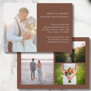 Klantspecifieke fotofoto-visitekaartje visitekaartje