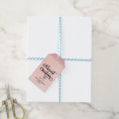 Klantspecifieke Glitter Christmas Cadeaulabel (Met Touw)