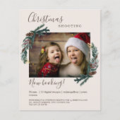 Klantspecifieke kerstfotoflyer flyer (Voorkant)