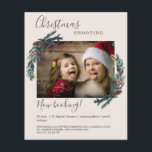 Klantspecifieke kerstfotoflyer flyer<br><div class="desc">Klantspecifieke kerstfotoflyer,  beige. Bewerk gewoon uw product door uw foto te uploaden en jouw tekst te typen. U kunt het lettertype,  de kleur en de positie afzonderlijk selecteren door "verdere personalisatie".</div>