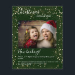 Klantspecifieke kerstverlichting — Fotoflyer Flyer<br><div class="desc">Klantenspecifieke kerstverlichting — fotoflyer,  groen. Bewerk gewoon uw product door uw foto te uploaden en jouw tekst te typen. U kunt het lettertype,  de kleur en de positie afzonderlijk selecteren door "verdere personalisatie".</div>
