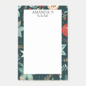 Klantspecifieke winter, kerstpatroon Opmerkingen Post-it® Notes (Voorkant)