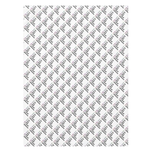 KLANTTABLETTEN - Op mijn leeftijd heb ik GLASSEN n Tafelkleed (Voorkant)