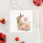 KLANTTEKST - Pasen Bunny Napkins Servet (Insitu)