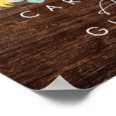 Klantvriendelijk Zonnewiel | Houten Kaarten en Cad Poster (Hoek)