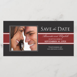 Klantvriendelijke Rode Streep Save the Date Aankon