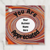 Klantwaardering Kleurrijke Business Dank u Bedankjes Labels (Voorkant)