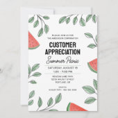 Klantwaardering Summer Picnic Watermelon Kaart (Voorkant)