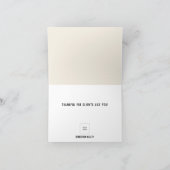 Klantwaardering Thanksgiving Vakantie Bedankkaart (Binnen)