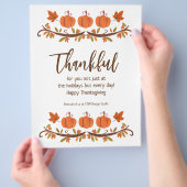Klantwaardering voor aangepaste Thanksgiving Flyer (Hand)