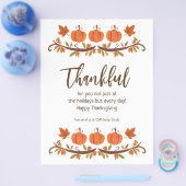 Klantwaardering voor aangepaste Thanksgiving Flyer (Enkel)