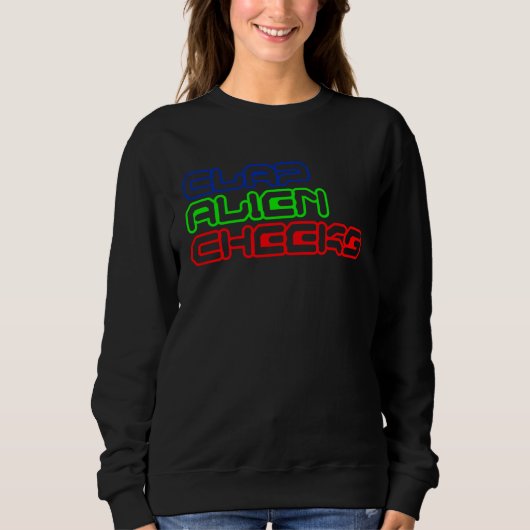 Klap Alien Wangen UFO Storm Area 51 Trui (Voorkant)