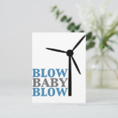 klap baby (windenergie) briefkaart (Staand voorkant)