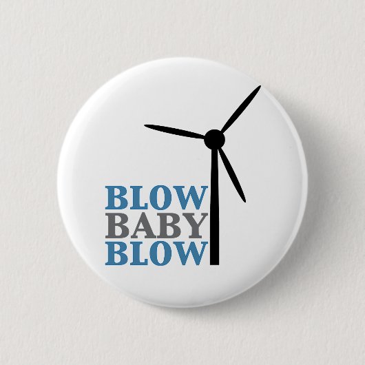 klap baby (windenergie) ronde button 5,7 cm (Voorkant)