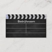 klap bioscoop visitekaartje (Achterkant)