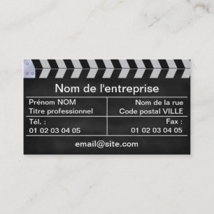 klap cinema visitekaartje