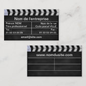 klap cinema visitekaartje (Voorkant / Achterkant)