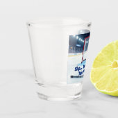 Klap, Klap, Pols, Neem Je Schot SHOT Glas (Links)