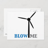 klap me windturbine briefkaart (Voorkant / Achterkant)