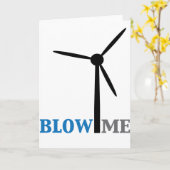 klap me windturbine kaart (Gele Bloem)