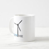 klap me windturbine koffiemok (Voorkant links)