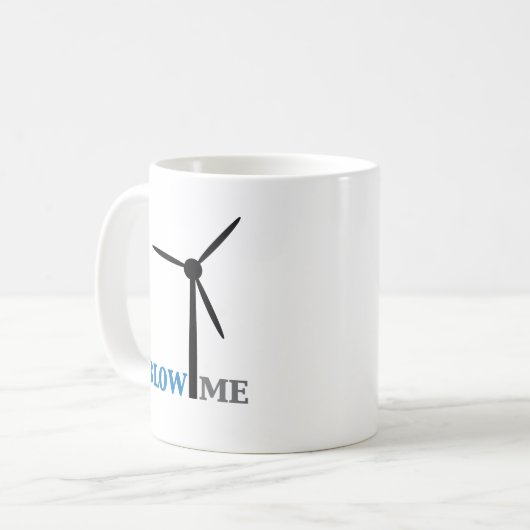 klap me windturbine koffiemok (Voorkant links)