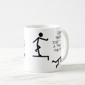 Klap op de Schouder Grappige Mok (Voorkant rechts)