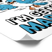 Klap op je flappen Ik ga trouwen Funny Wedding Poster (Hoek)