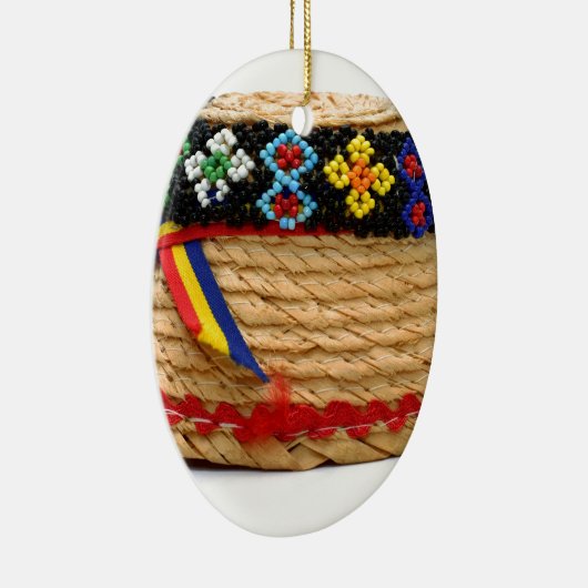 klap traditioneel pet keramisch ornament (Rechts)