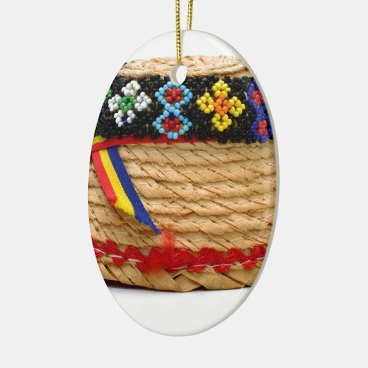 klap traditioneel pet keramisch ornament (Links)