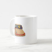 klap traditioneel pet koffiemok (Voorkant links)