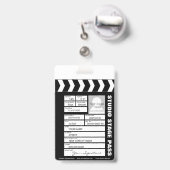 Klapbord Badge (Achterkant met uittrekbare clip)