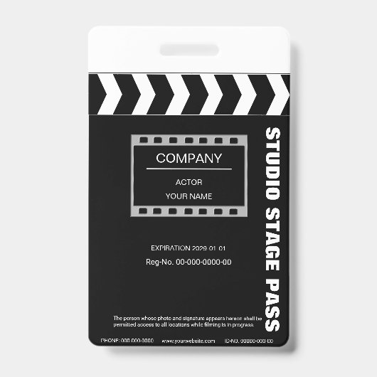 Klapbord Badge (Voorzijde)