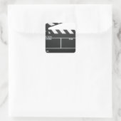Klapbord film leisteen klapper film vierkante sticker (Tas)
