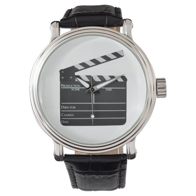 Klapbord filmmaker film leisteen film horloge (Voorkant)