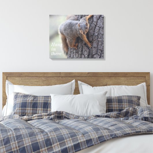 Klapeekhoorn Canvas Afdruk (Insitu (Slaapkamer))