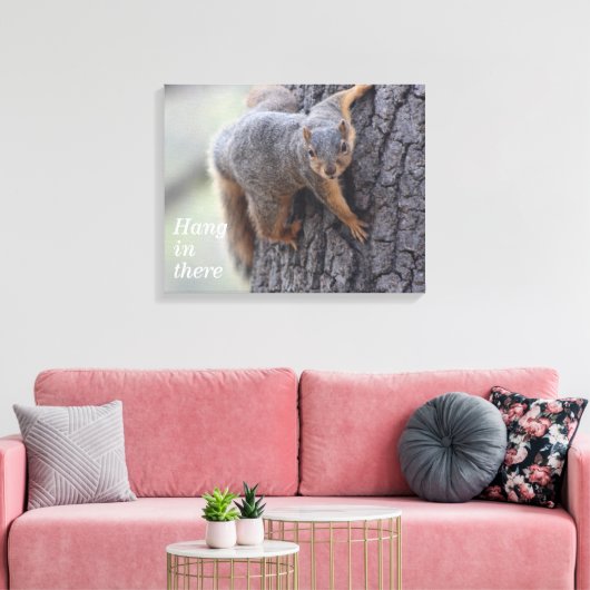 Klapeekhoorn Canvas Afdruk (Insitu (Woonkamer))