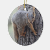 Klapeekhoorn Keramisch Ornament (Links)