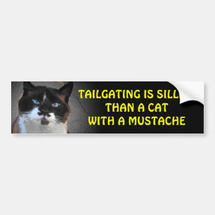 Klapen is zilter dan een kat met een snor bumpersticker